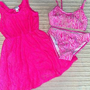 Three piece beach/ swim set